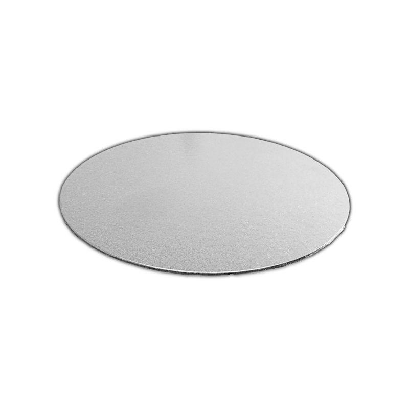 12″ Silver Round Double Thick Cake Boards – 3mm Thick