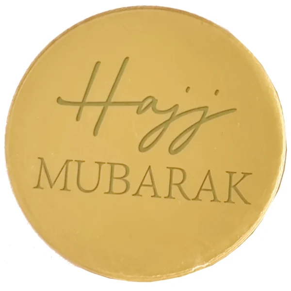 5cm Mirror Gold Acrylic Cupcake Toppers